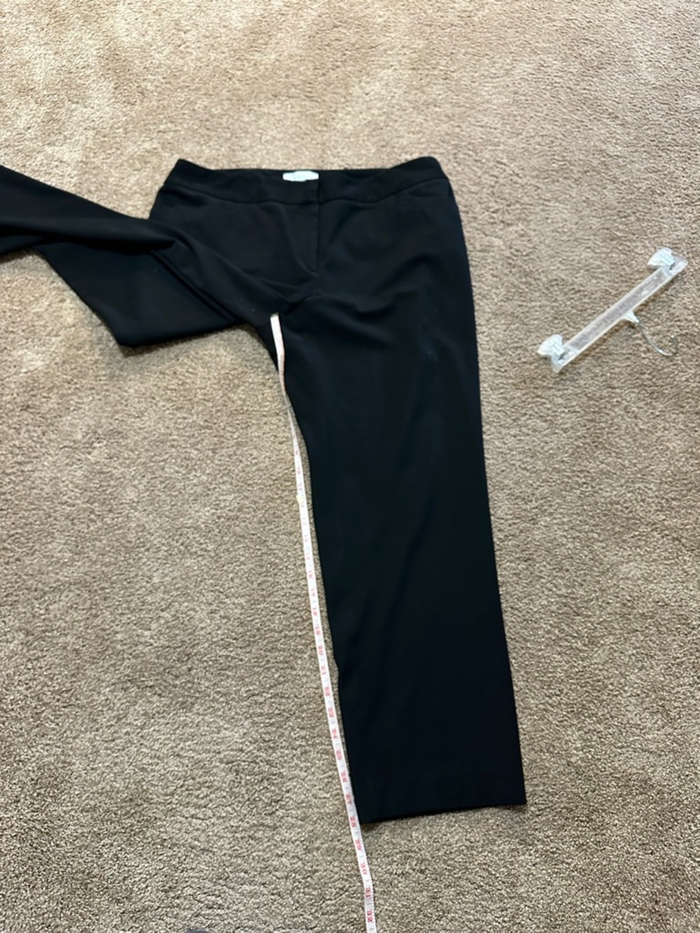 Chicos Brigitte slim fit wide leg pan black size 3 - Picture 10 of 12